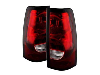 Xtune Chevy Silverado 1500-2500-3500 03-06 OEM Style Tail Lights Red - 9026362