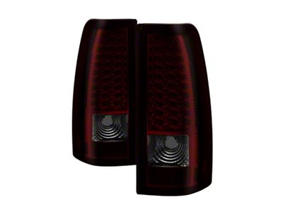 Xtune Chevy Silverado 1500/2500/3500 99-02 LED Tail Lights Red Smoke - 5011763