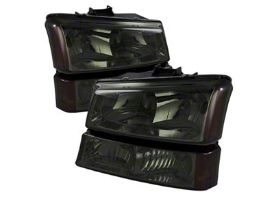 Xtune Chevy Silverado 2500HD 03-06 Crystal Headlights w/ Amber Lights - 5064523