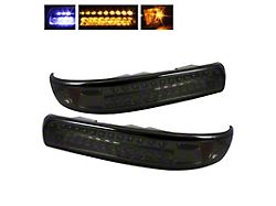 Xtune Chevy Silverado 99-02 LED Amber Bumper Lights Smoke CBL-CS99-LED-SM - 5014580