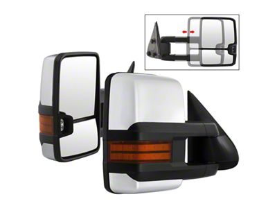 Xtune Chevy Silverado 99-06 G3 LED Signal Telescoping Mirror Chrome - 9936746