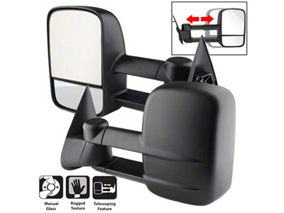 Xtune Chevy Silverado 99-06 L&R Manual Extendable Manual Adjust Mirror - 9935688