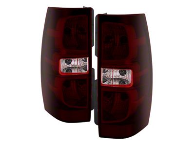 Xtune Chevy Suburban 07-13 OEM Style Tail Lights Red Smoked - 9030222