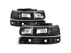 Xtune Chevy TahOE 00-06 Amber Crystal Headlights w/ Bumper Lights - 5064219