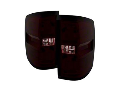 Xtune Chevy Silverado 2014-2016 OEM Style Tail Lights -Dark Smoked - 9031939