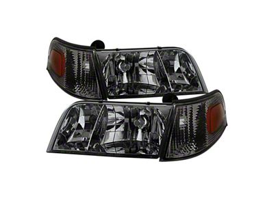 Xtune Crown Victoria 98-11 Crystal Headlights w/ Corner Lights Set - 9031045