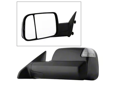 Xtune Dodge Ram 1500 09-12 Extendable Heated Adjust Mirror Black - 9935596