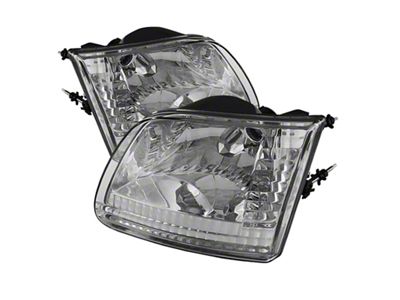 Xtune Ford F150 97-03 / Expedition 97-02 Crystal Headlights Chrome - 5070364