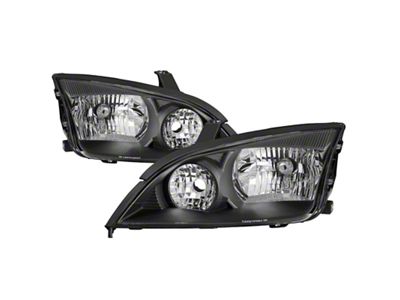 Xtune Ford Focus 05-07 OEM Style Headlights - Black HD-JH-FFOC05-BK - 9037313