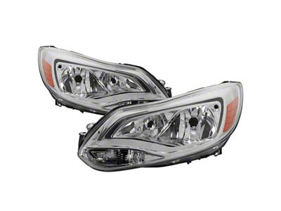 Xtune Ford Focus 2012-2014 Halogen Only OEM Style Headlights - 9037344