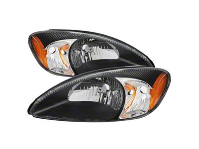Xtune Ford TaurUS 2000-2007 Crystal Headlights Black HD-JH-FTA00-AM-BK - 9024740