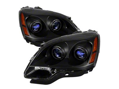 Xtune GMC Acadia 2007-2013 Crystal Headlights Black HD-JH-GAC07-AM-BK - 9025464