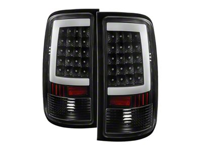 Xtune GMC Sierra 07-13 LED Tail Lights Black ALT-ON-GS07-G2-LED-BK - 5081551