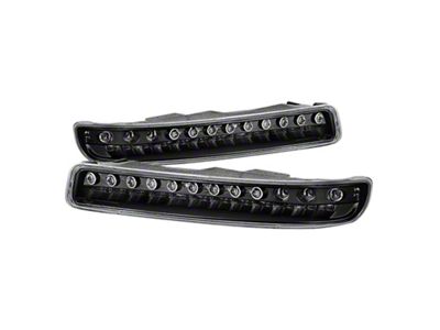 Xtune GMC Sierra 99-06 Full LED Bumper Lights Black CBL-JH-GS99-LED-BK - 9027147