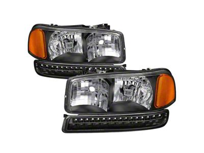Xtune GMC Sierra 99-06 /Yukon 00-06 Headlights & LED Bumper - 9037399