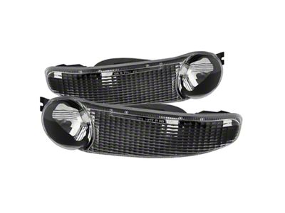 Xtune GMC Sierra Denali 00-06 Bumper Lights Black CBL-GD00-BK - 9027079
