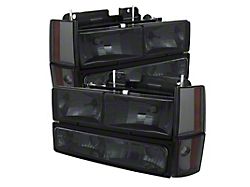 Xtune GMC Yukon 92-93 Crystal Headlights w/ Corner & Bumper - 5073525