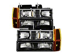 Xtune Headlights w/ Corner & Parking Lights (94-99 GMC Yukon)