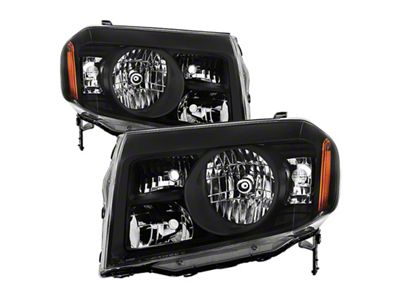 Xtune Honda Pilot 2009-2011 OEM Style Headlights - Black HD-JH-HPIL09-AM-BK - 9035371