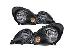Xtune Lexus GS300/GS400/GS430 98-05 Halogen Only Crystal Headlights Black HD-JH-LGS98-BK - 9026911