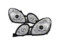 Xtune Lexus GS300/GS400/GS430 98-05 Halogen Only Halo Projector Headlights Chrome - 9027833