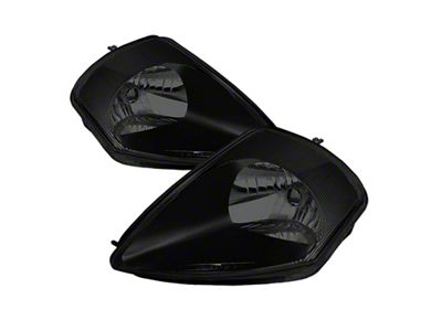 Xtune Mitsubishi Eclipse 00-05 OEM Style Headlights Black Smoked HD-JH-ME00-BSM
