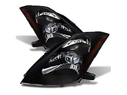 Xtune Nissan 350Z 03-05 Crystal Headlights Xenon/Hid Model Only Black - 9023989