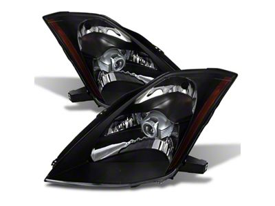 Xtune Nissan 350Z 03-05 Crystal Headlights Xenon/Hid Model Only Black - 9023989