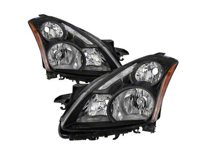 Xtune Nissan Altima 10-12 4Dr OE Style Headlights - Black - 9937446