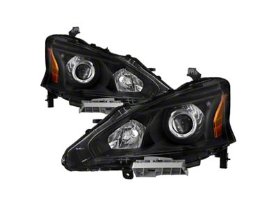 Xtune Nissan Altima 13-15 4Dr OE Style Headlights - Black - 9937415
