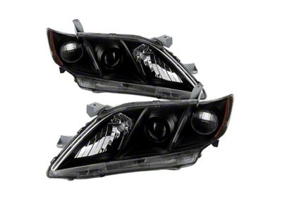 Xtune Toyota Camry 07-09 OEM Style Headlights Black HD-JH-TCAM07-AM-BK - 9029752