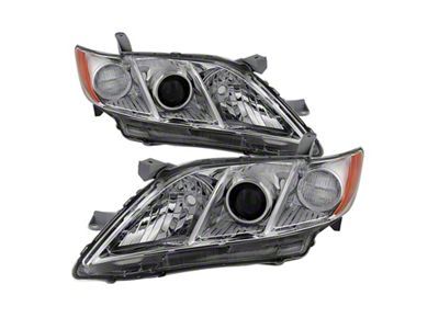 Xtune Toyota Camry 07-09 OEM Style Headlights Chrome HD-JH-TCAM07-AM-C - 9029769