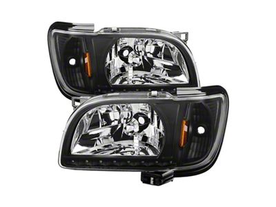 Xtune Toyota Tacoma 01-04 1 Piece w/ Black Trim Crystal - 5056214