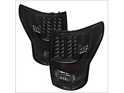 Xtune Toyota Tundra 07-13 LED Tail Lights Black ALT-JH-TTU07-LED-BK - 5070883