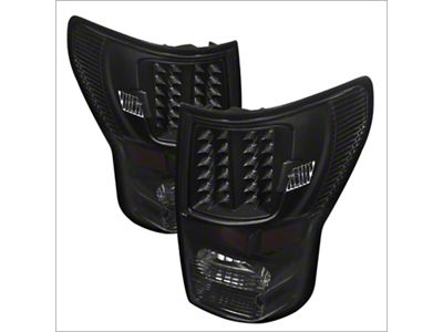 Xtune Toyota Tundra 07-13 LED Tail Lights Black ALT-JH-TTU07-LED-BK - 5070883