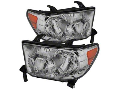 Xtune Toyota Tundra 07-13 OEM Style Headlights Chrome HD-JH-TTU07-AM-C - 5077110