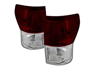 Xtune Toyota Tundra 2007-2013 OEM Style Tail Lights Red Smoked - 9030239