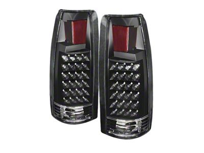 Xtune Yukon Denali 99-00 LED Tail Lights Black ALT-JH-CCK88-LED-BK - 9022449