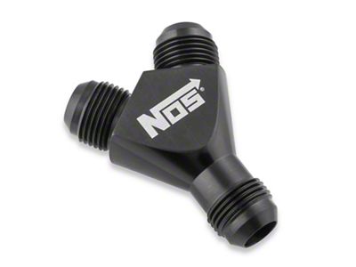 NOS Y-Block Adapter; -10AN To -10AN To -10AN; Black; - 17846B