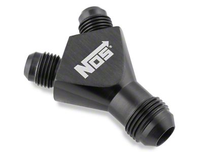 NOS Y-Block Adapter; -6AN To -6AN To -8AN; Black; - 17840B