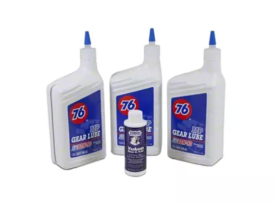 Yukon Gear 3 Qt. 80W90 Conventional Gear Oil w/Posi Additive - 3-QRT-CONV-A