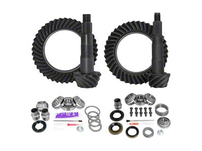 Yukon Gear Ring & Pinion Gear Kit Pkg F&R w/Install - YGKT001-456