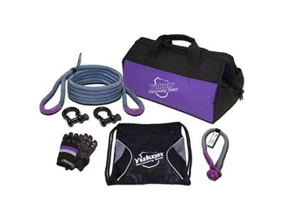 Yukon Gear Recovery Gear Kit w/ 3/4in. Kinetic Rope Tow Strap - YRGKIT-2