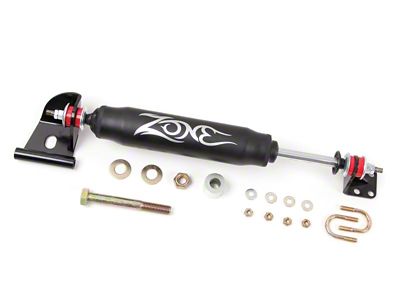 Zone Offroad 04-08 Ford F-150 Single Steering Stabilizer - Black - ZON7300