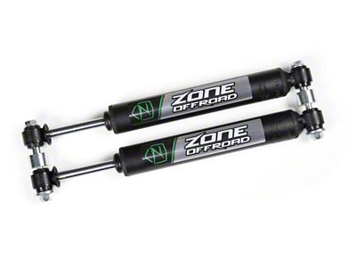 Zone Offroad 2013 Ram 3500 Dual Steering Stabilizer - Black - ZON7250
