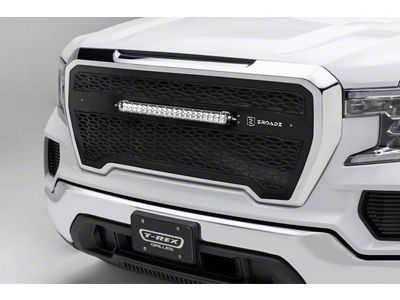 ZRoadz Series LED Light Grille; Black; Mild Steel; 1 pc.; Insert; - Z312281